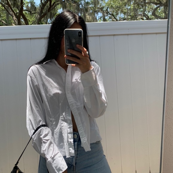 SOLD!! Current Elliot Distressed Button Down Shirt - Picture 2 of 12